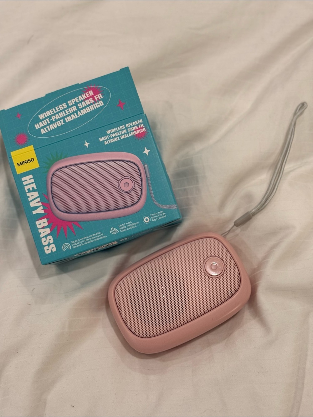 Miniso Portable Wireless Speaker with Heavy Bass